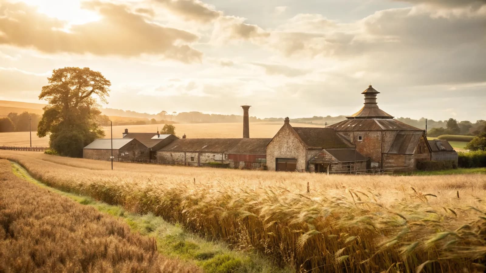 The Auchentoshan distillery