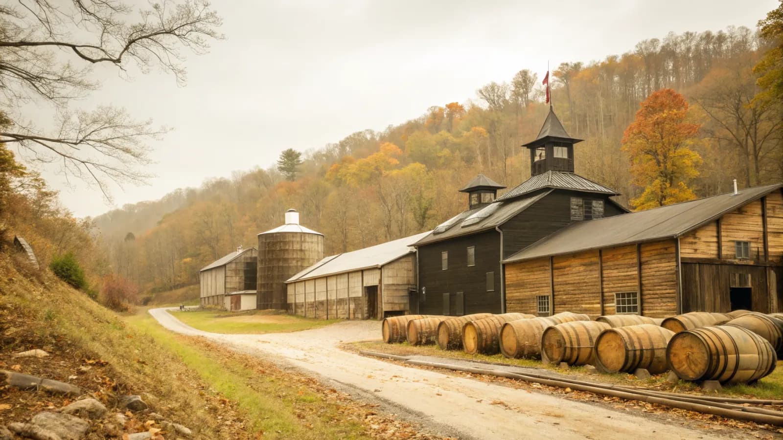 The Jack Daniel's distillery