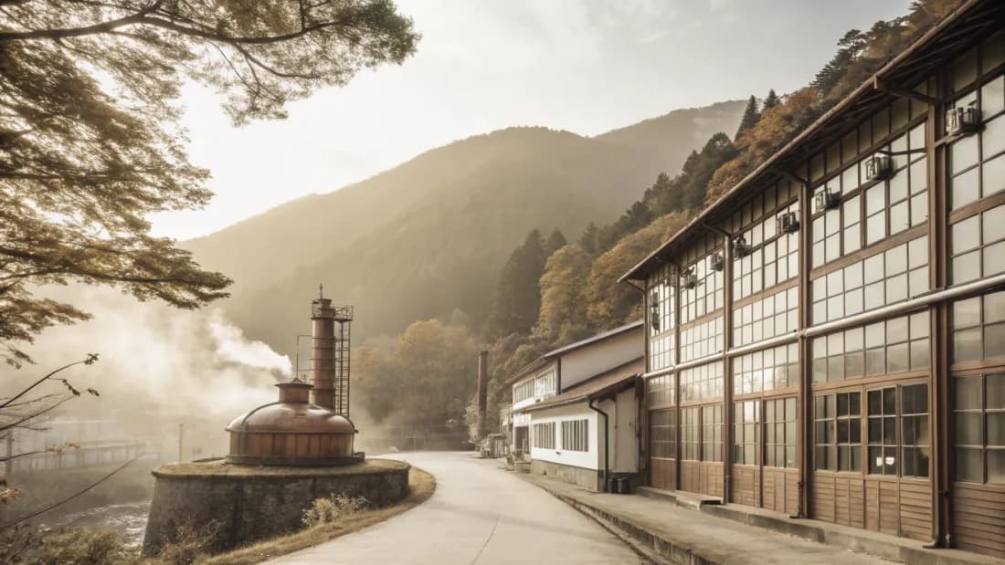 La distillerie Eigashima (White Oak)